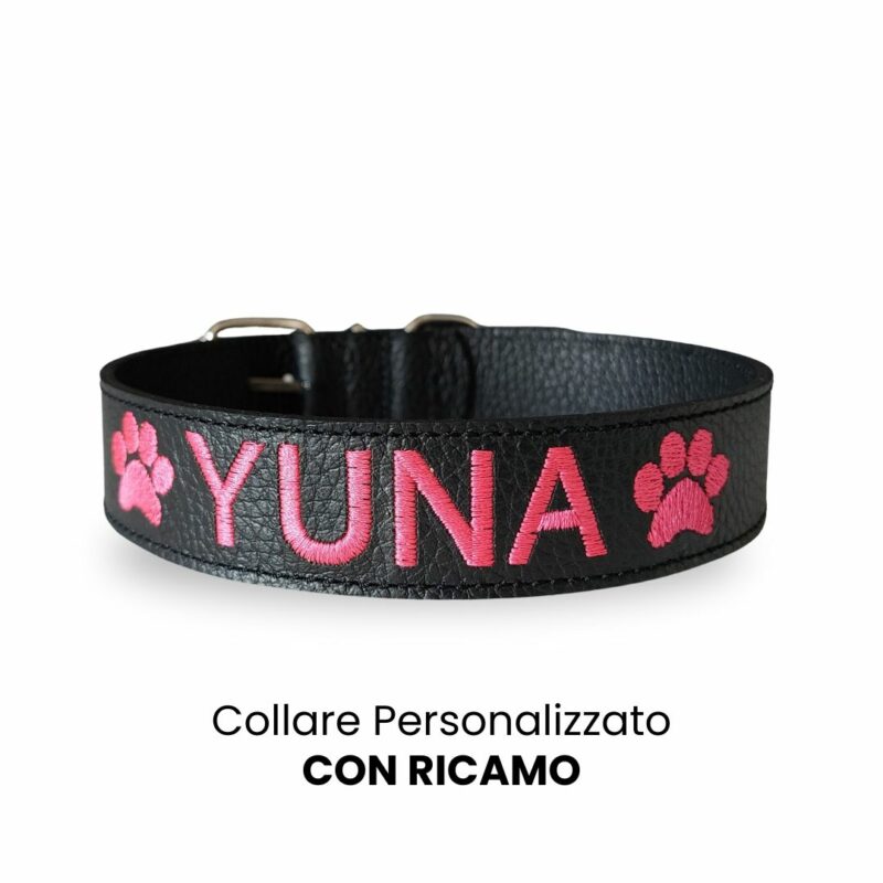 Collare cane Personalizzato con Ricamo e/o Set Ricamato